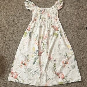 H&M Floral Off-Shoulder Dress